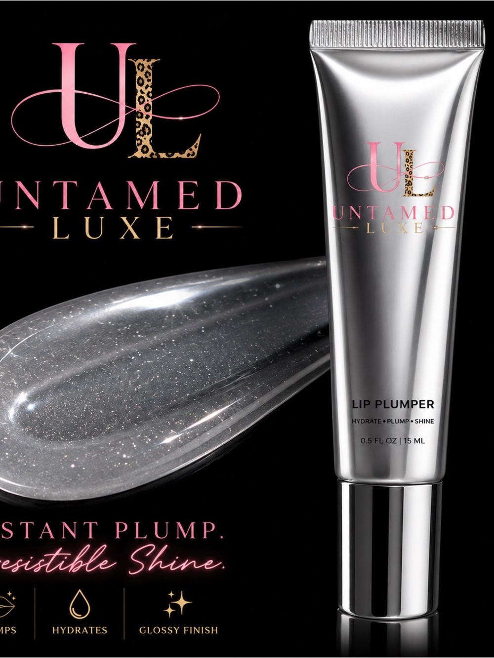 Lip Plumper — Clear Glossy Shine